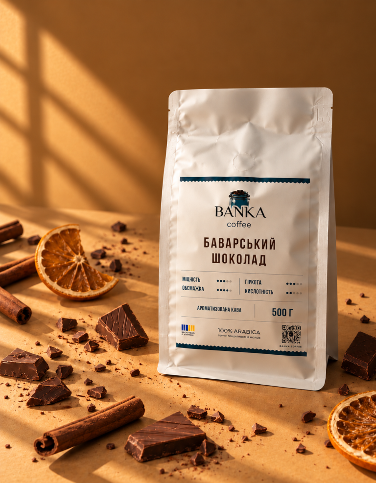 Кава BANKA coffee «Баварський шоколад» — ароматизована