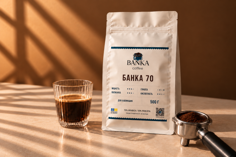 Кава BANKA coffee «Банка 70» для кавомашин